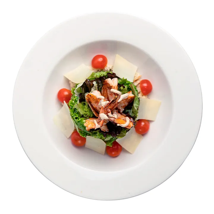 Ver foto de ENSALADA CÉSAR CON CAMARÓN